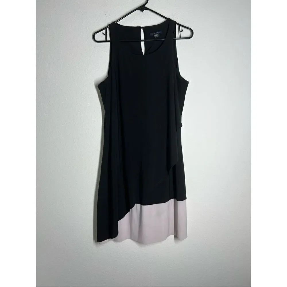 Tommy Hilfiger Dress Casual Short Size 8 Black Lilac